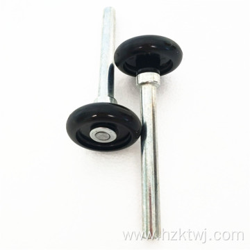 2*4 garage door no bearing black nylon roller